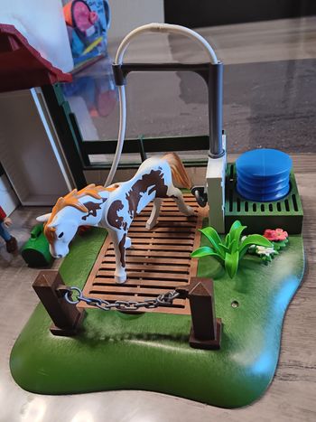 Lavage pour chevaux playmobil