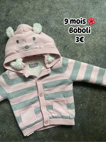 Gilet 🌺 9 mois 🌺 Boboli