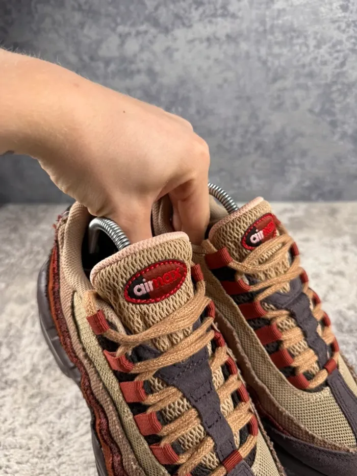 Nike Air Max 95 Anatomy Of Air Brown Basalt - Brown & Red & Beige - photo numéro 12