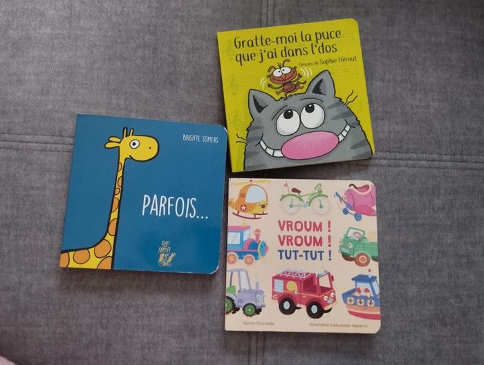 Lot 3 livres bébé
