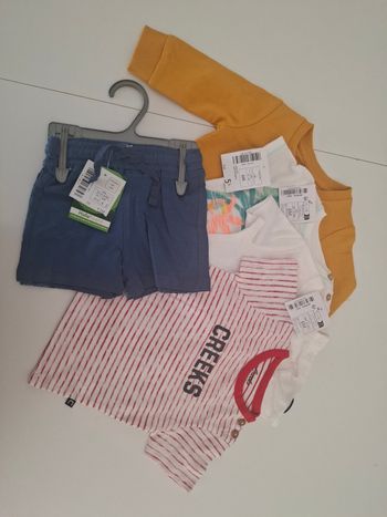 Lots de vêtements garçons 6mois neufs