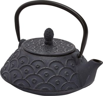 Théière en Fonte Malaisie, 0,8 Litre, Intérieur Émaillé, Compatible avec les Plaques à Induction
