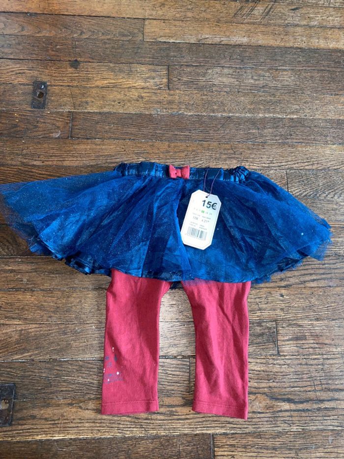 Jupe legging sergent major  12 mois  Neuf avec étiquette