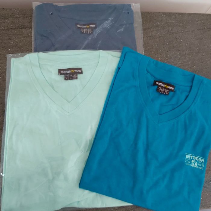 3 Tee-shirts atlas for men