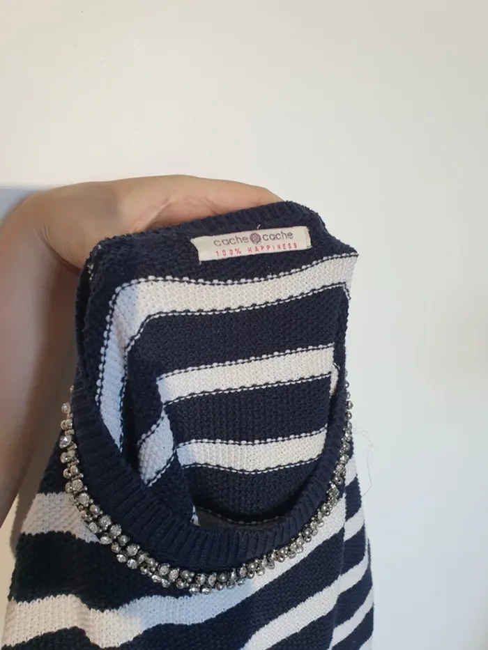 Pull avec perles - photo numéro 3