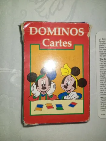 Dominos carte Mickey vintage