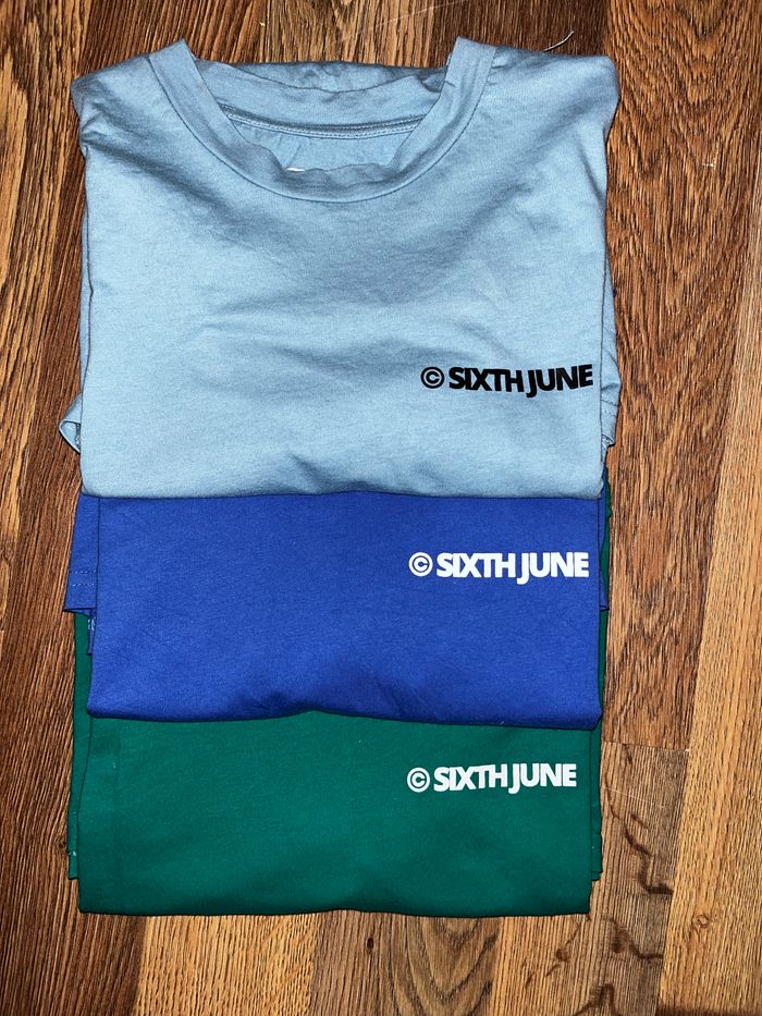 Lot de 3 t-shirt sixth june