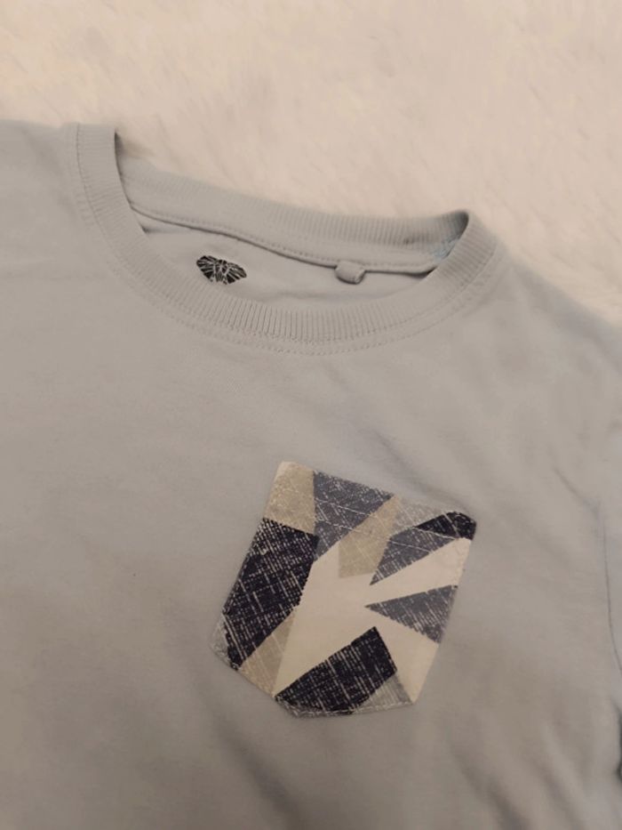 2€ t-shirt manches longues poche T. 4 / 6 ans Lupilu - photo numéro 3