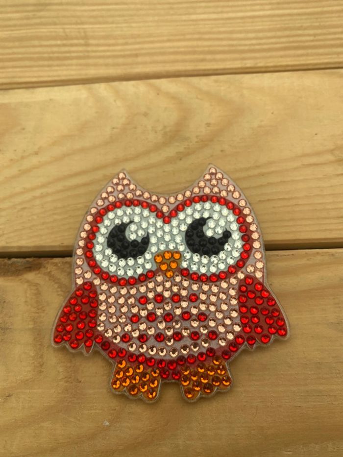 Magnet hibou 🦉 en Diamond painting