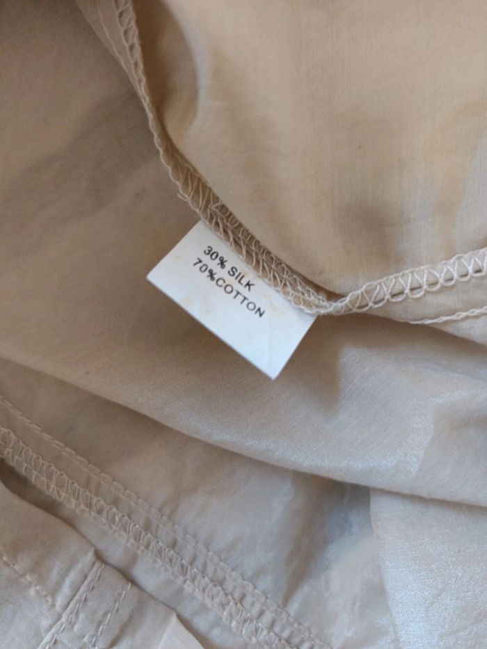 Blouse HK2028 soie/coton t.XL - photo numéro 6