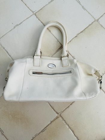 Sac à main blanc cassé Mac Douglas