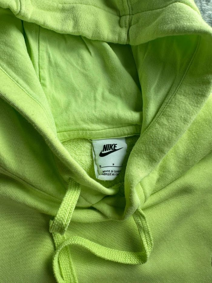 Sweat à capuche Nike Swoosh brodé, vert, taille S - photo numéro 3