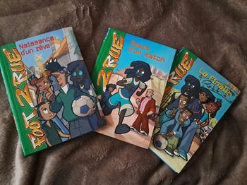 Lot de 3 livres Foot 2 rue