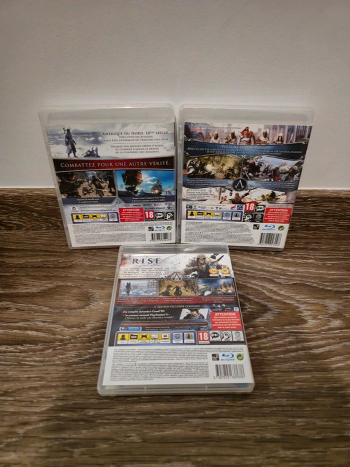 Lot jeux ps3 assassin’s creed - photo numéro 2