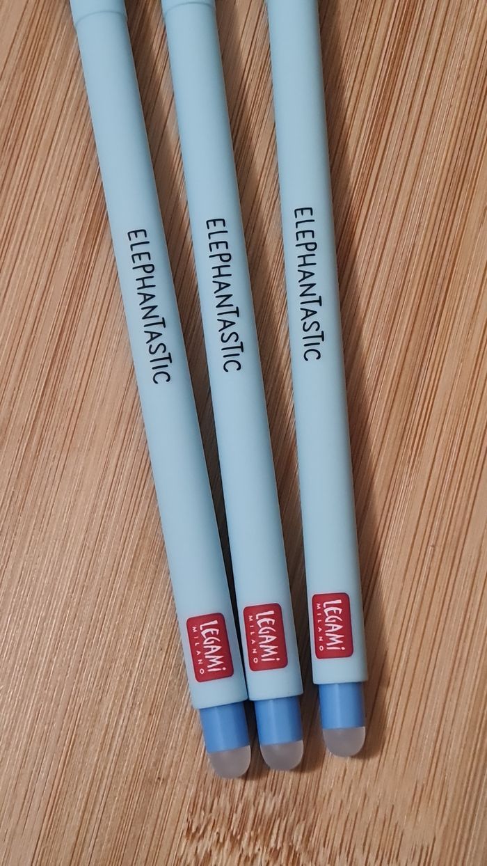 Legami Éléphant Savane 2024 3 Stylos Effaçables - photo numéro 3