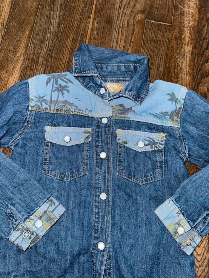 Chemise denim Oshkosh  3 ans - photo numéro 2