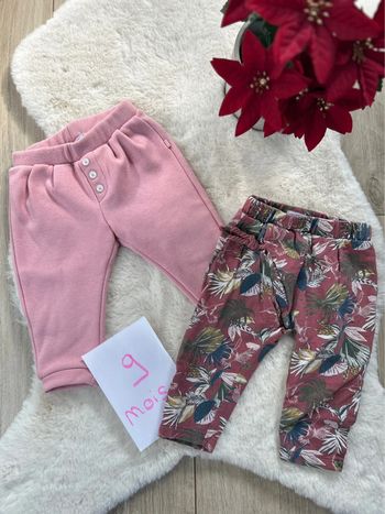 2 pantalons ~ 9 mois