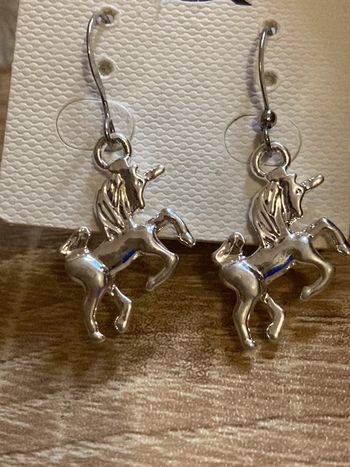 boucles d’oreilles licornes