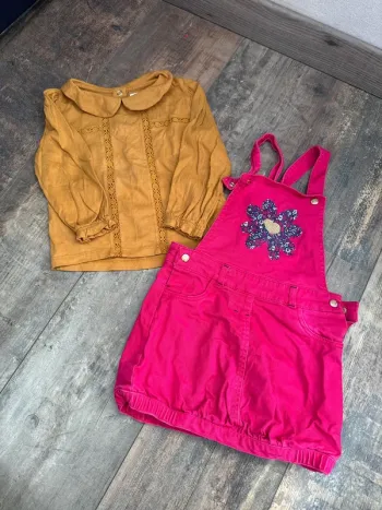 Ensemble maillot + robe en jean