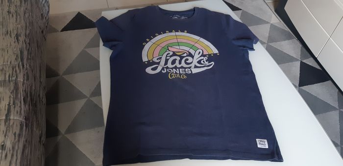 Tee-shirt homme taille L Jack & Jones marine