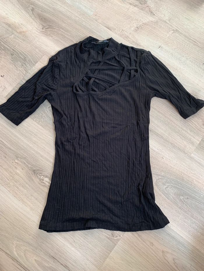 T-shirt noir femme