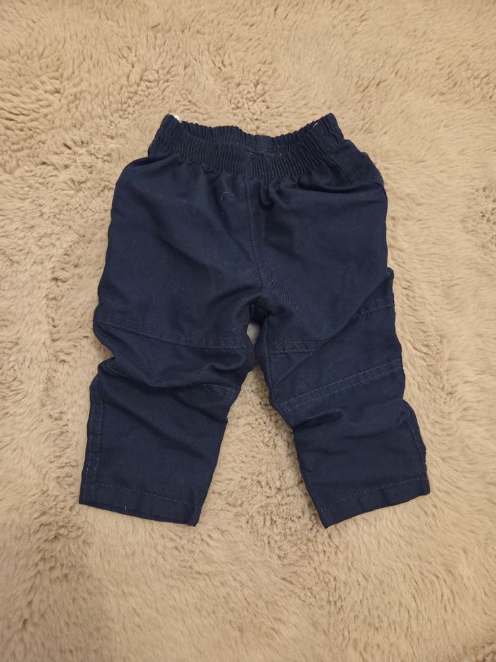Pantalon bébé 3 mois bleu marine chic tres bon etat - photo numéro 1