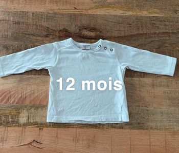 T shirt manches longues 12 mois
