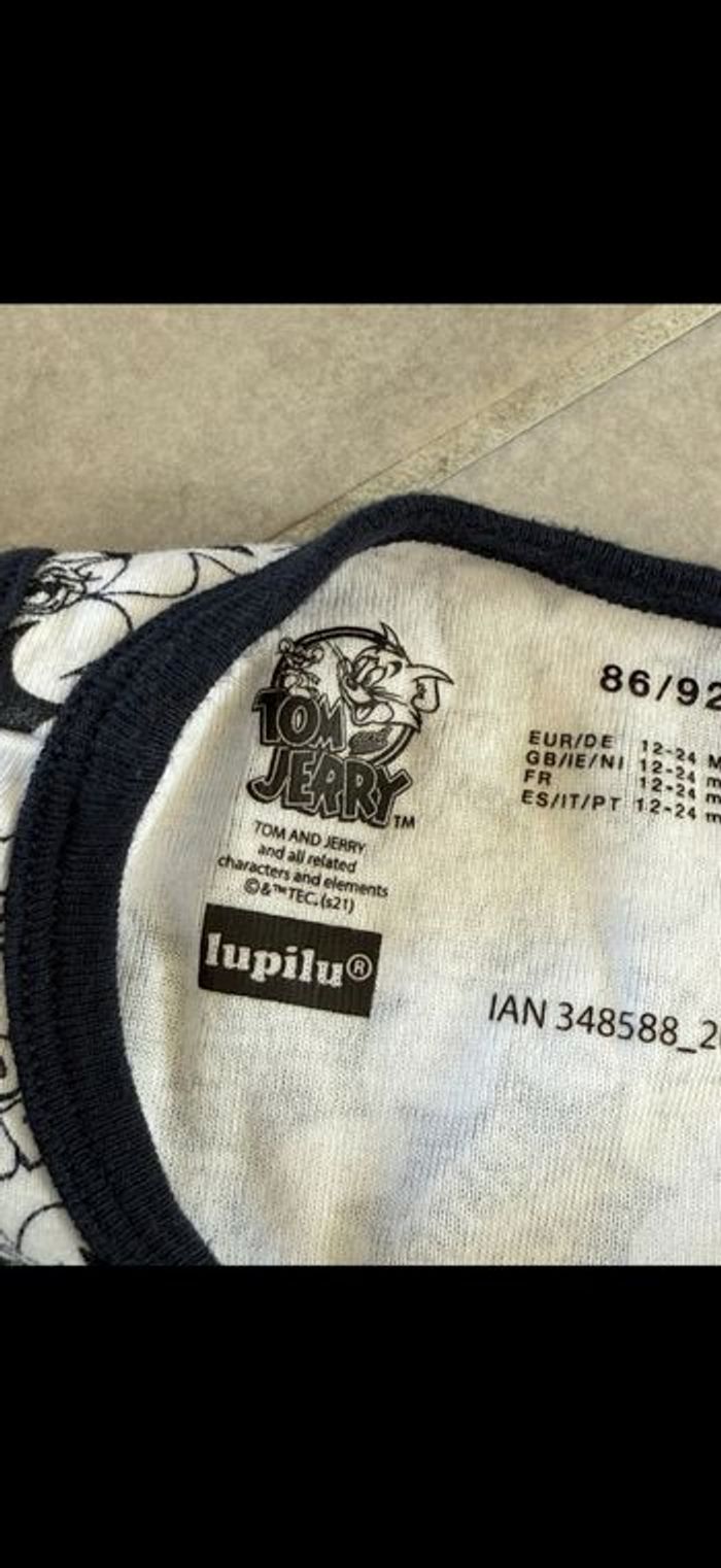 Maillot de corps Débardeur tee shirt Tom and Jerry 24 mois - photo numéro 6