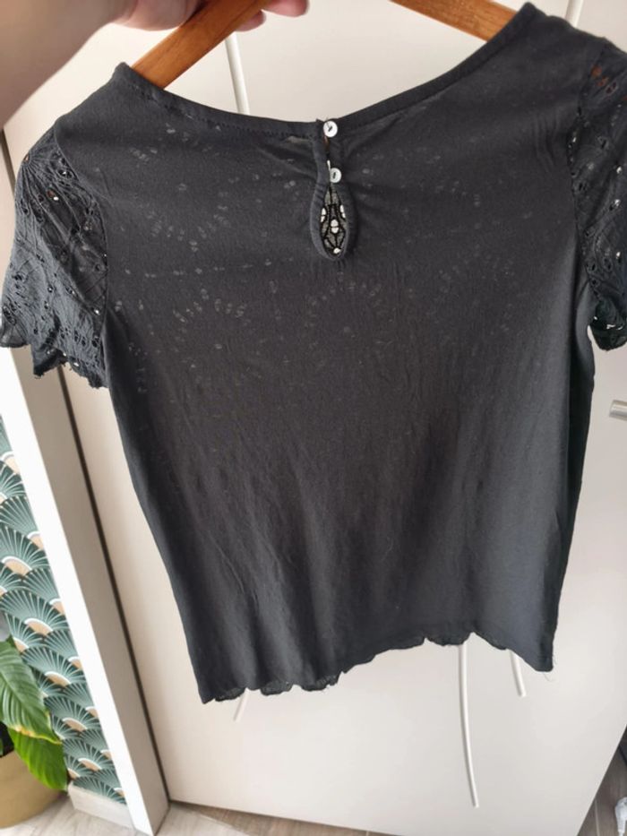 top tee shirt noir naf naf - photo numéro 3