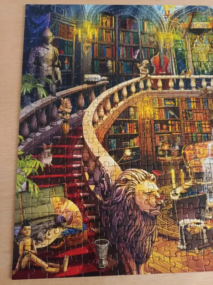 Educa puzzle 500 pièces bibliothèque énigmatique - photo numéro 6