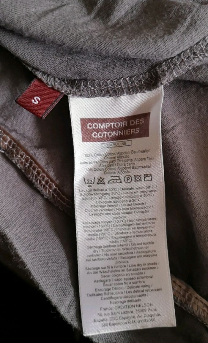 T-shirt comptoirs des cotonniers - photo numéro 5