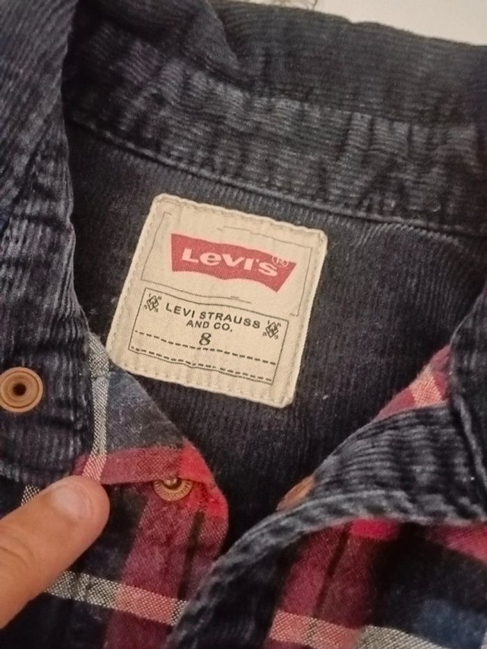 Chemise velours manche longue levis - photo numéro 2