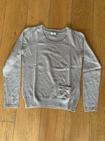 Pull laine beige Somewhere taille 1