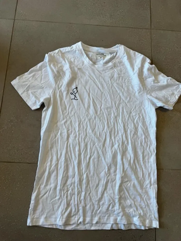 T-shirt blanc Reyes, taille M, très bon état