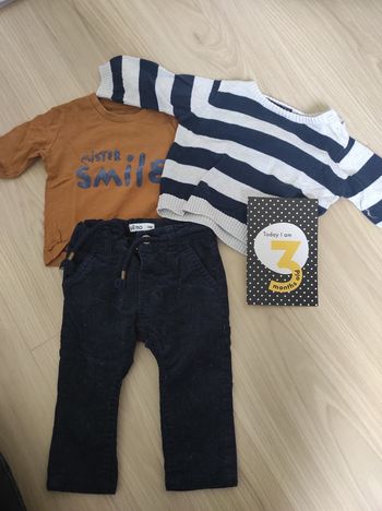 Ensemble garçon 3 mois