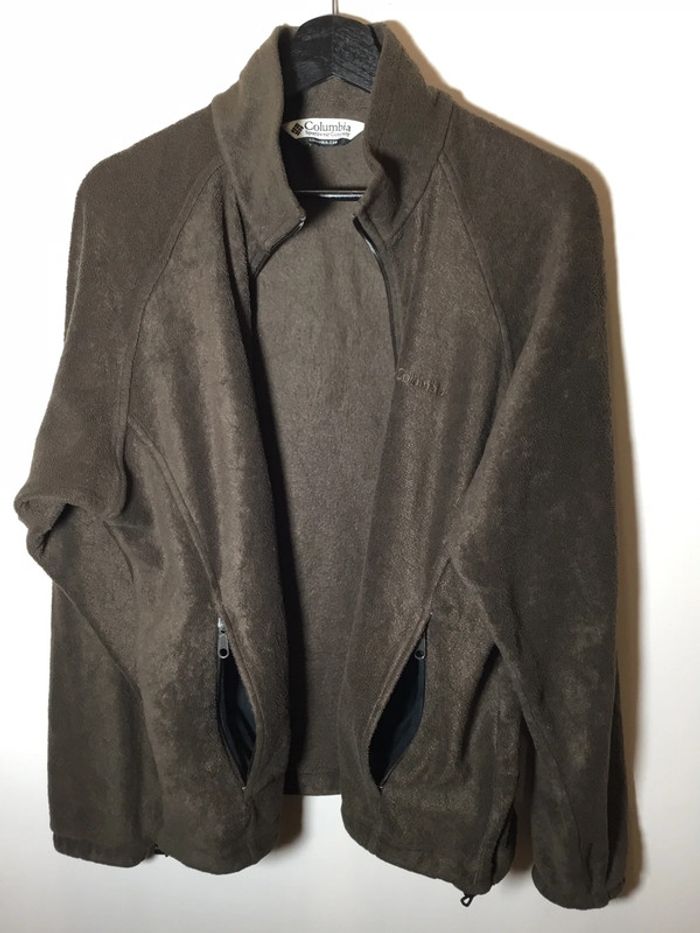 Veste polaire pour femme Columbia marron taille L 136 - photo numéro 2