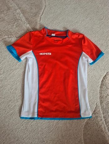 Maillot de sport foot 8 ans Kipsta