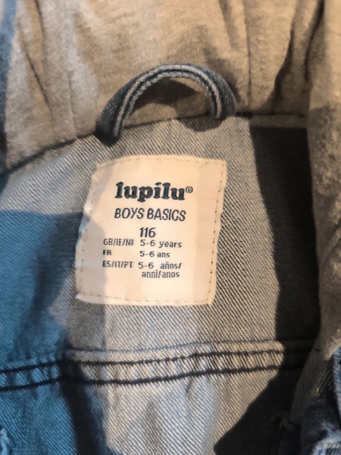Veste jean et tissu - photo numéro 2