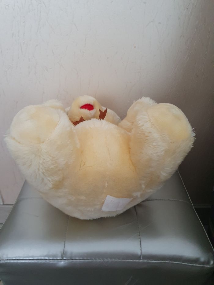 Peluche Nounours jaune - photo numéro 6