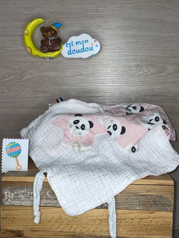 GAZ28 doudou panda 🐼 de fil en aiguille