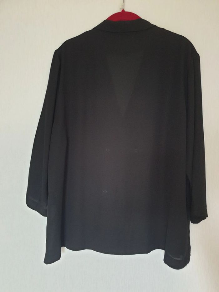 Blouse blazer noire Kiabi XL - photo numéro 2