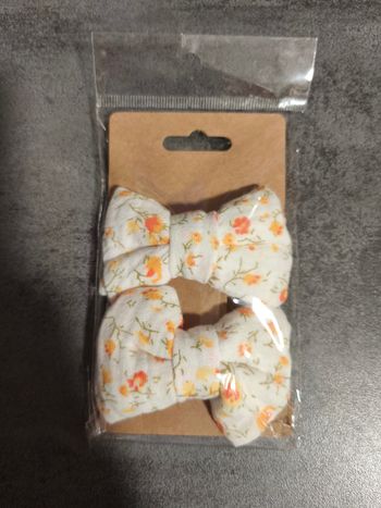 Barrettes gaz de coton