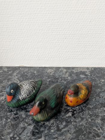 Lot 3 figurines canards 