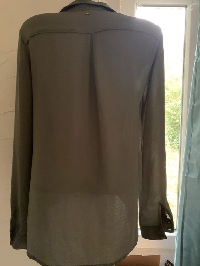 Blouse Bonobo kaki taille 38 manches longues - photo numéro 7
