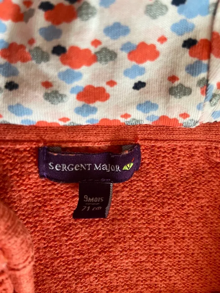 Gilet zippé Sergent Major 9 mois - photo numéro 3
