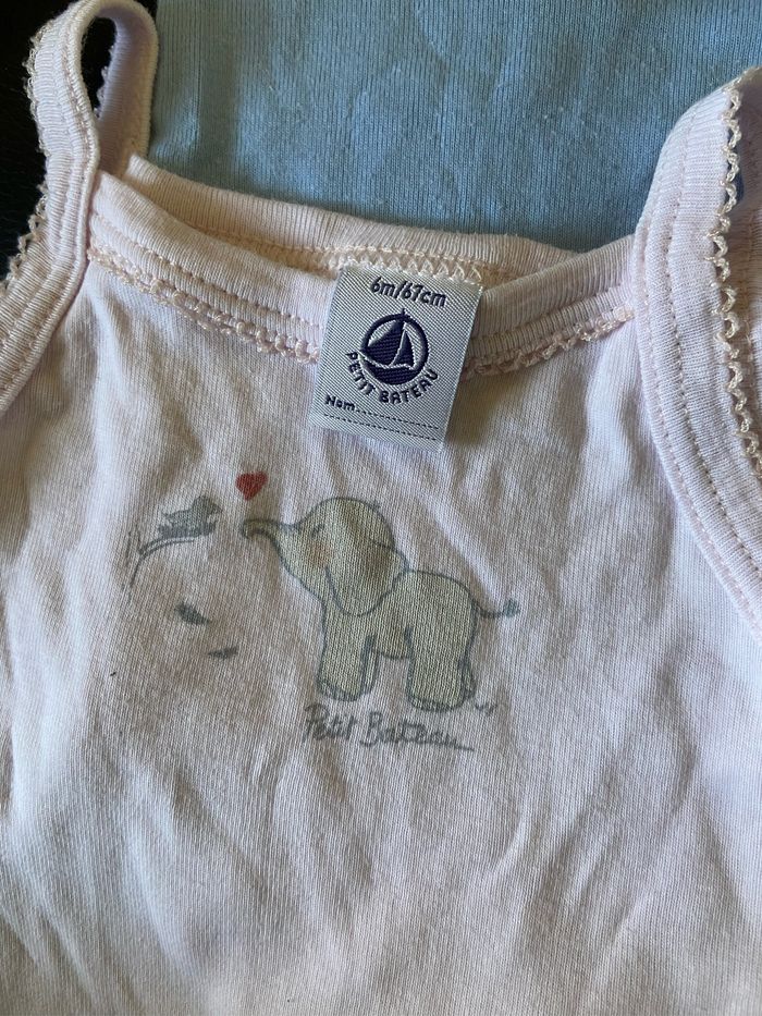 Lot de bodies fille petit bateau - photo numéro 2