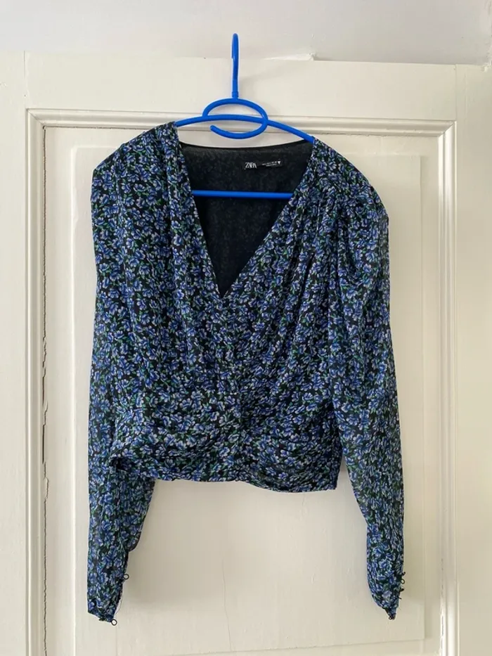 Blouse fluide fleurie Zara taille L