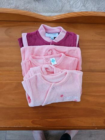 Lot de 4 pyjamas naissance