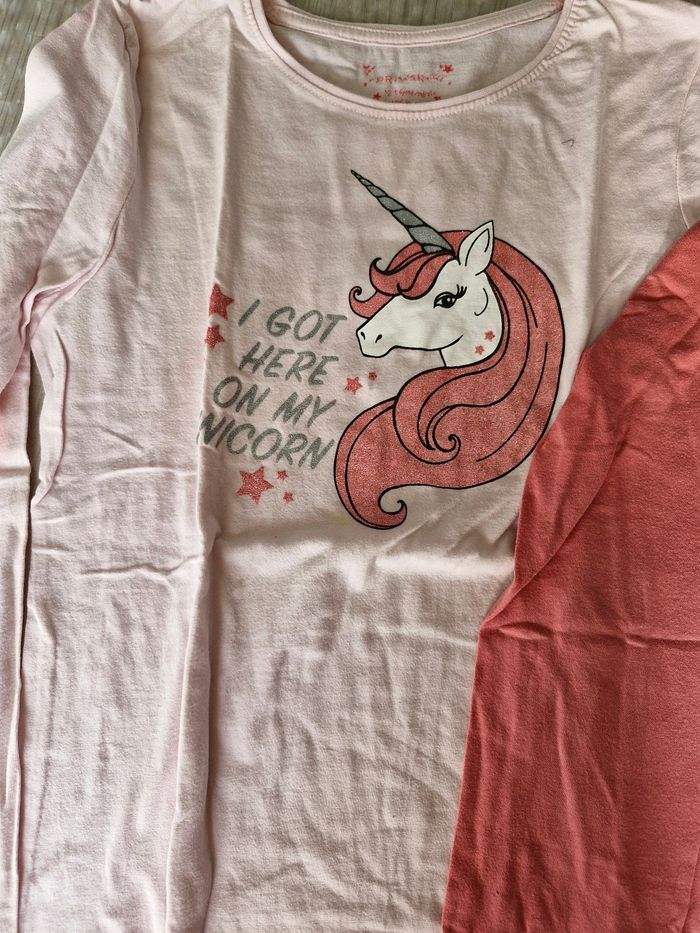 2 T-shirt manche longue fille - photo numéro 2