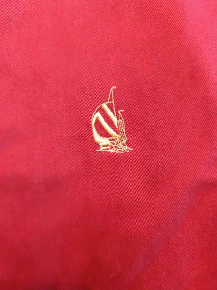 Veste Harrington nautica rouge Bleu Taille L - photo numéro 3